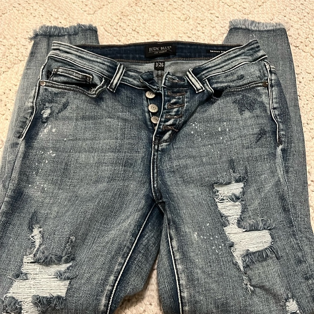 Just blue skinny ankle jeans